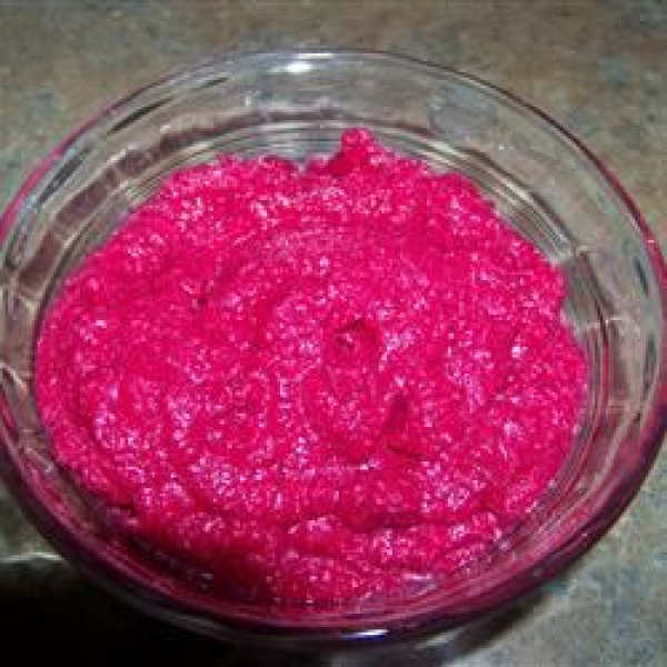 Puree of Fresh Beets with Horseradish