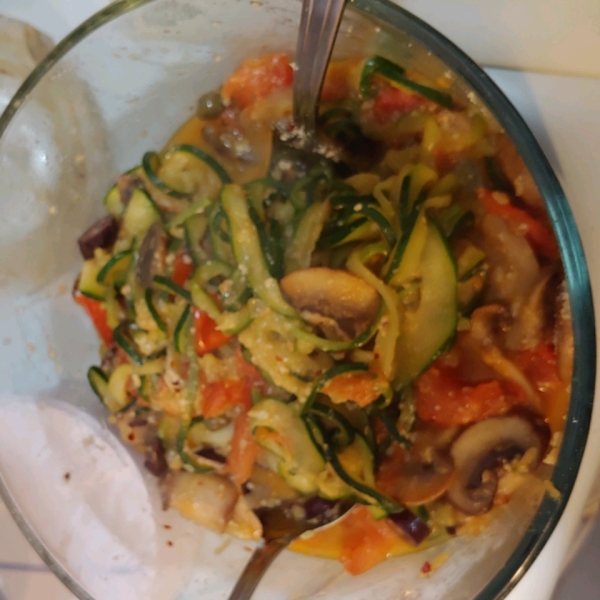 Zucchini Noodle Primavera