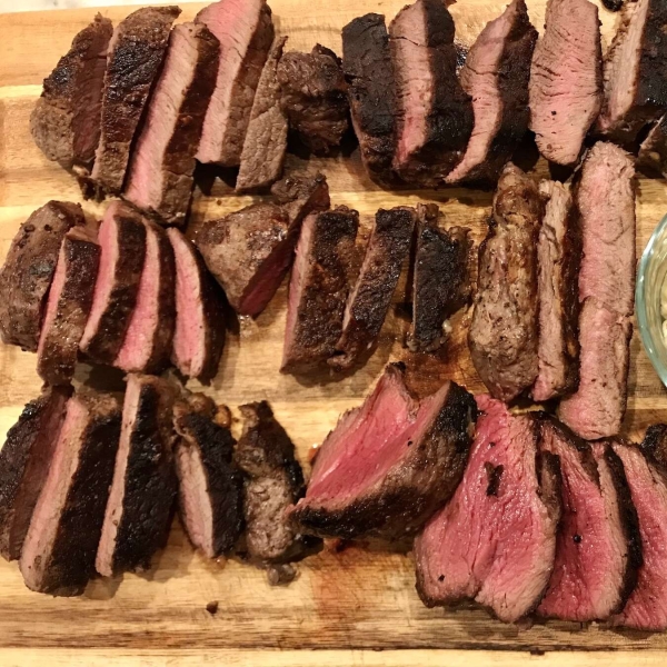 Grilled Filet Mignon with Blue Cheese Butter
