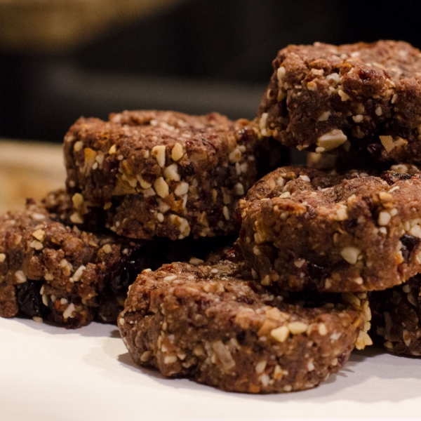 Chocolate-Cranberry Energy Bars