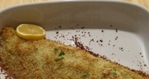 Baked Salmon with Basil and Lemon Thyme Crust