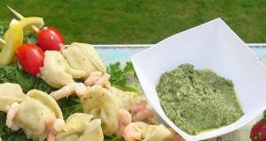 Shrimp and Tortellini Skewers