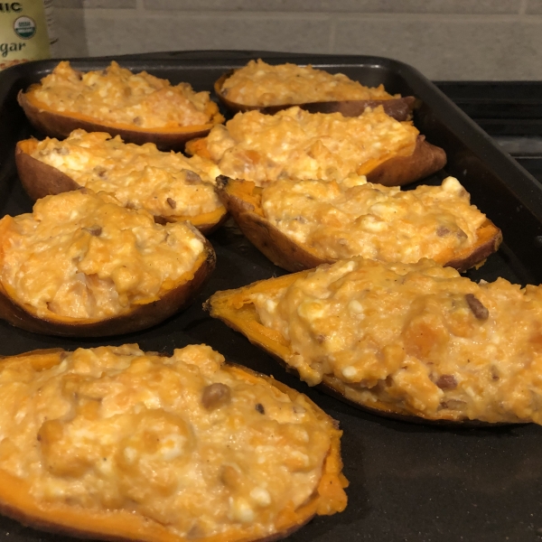 Twice Baked Sweet Potatoes