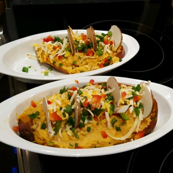 Twice Baked Sweet Potatoes