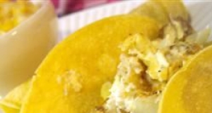 Breakfast Burritos with Green Salsa