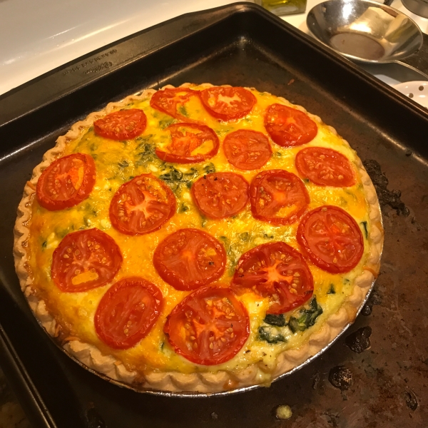 Clinton's Special Vegetarian Quiche