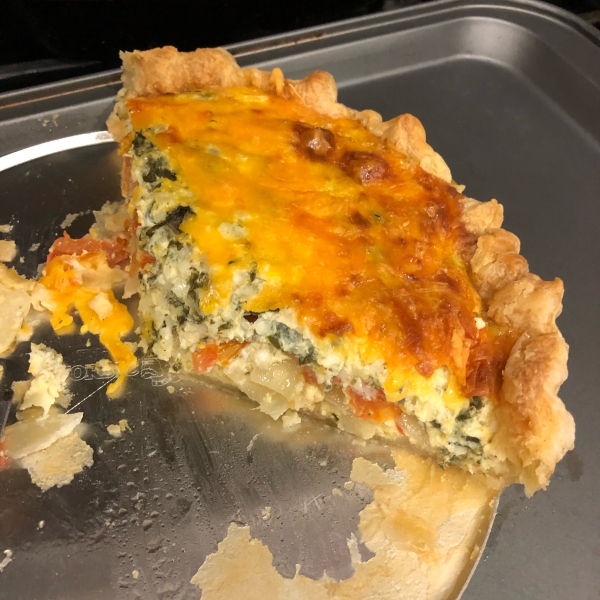 Clinton's Special Vegetarian Quiche