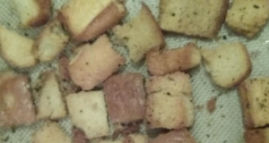 Yummy Garlic Croutons
