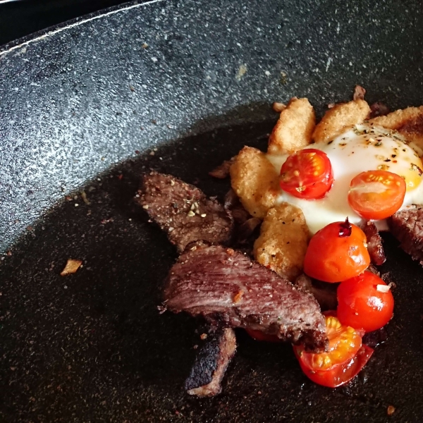 Steak and Egg Hash