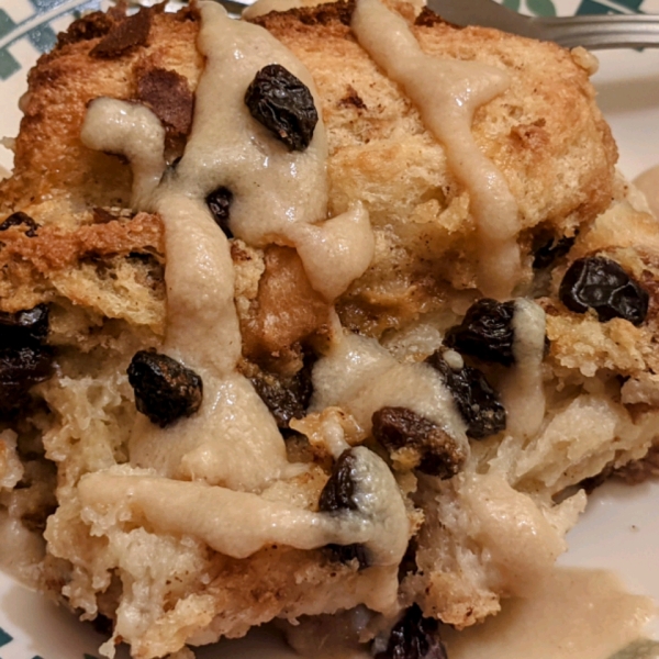 Best Bread Pudding with Vanilla Sauce