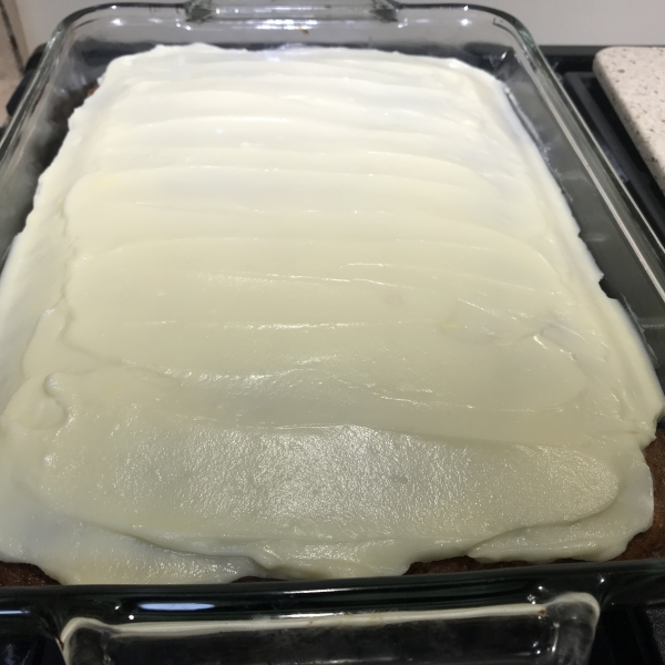 Zucchini Bars with Spice Frosting