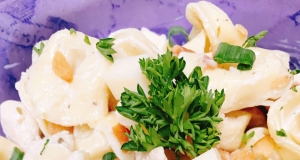 Creamy Tortellini Salad with Chicken, Bacon, and Ranch Dressing