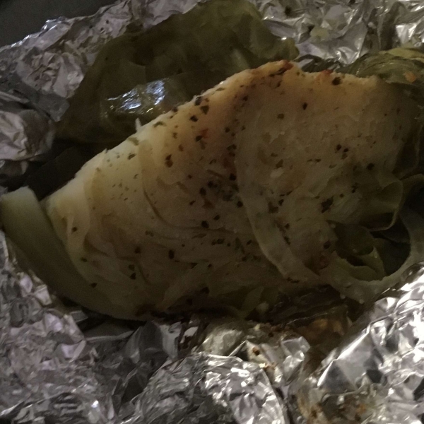 Foil-Wrapped Cabbage