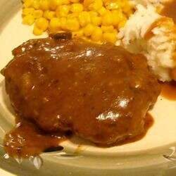 Mushroom-Smothered Beef Burgers