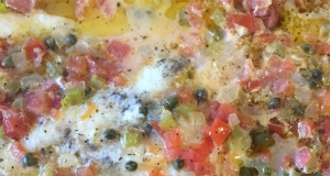 Tilapia with Green Tomato Tapenade