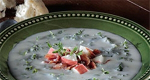 Creamy and Crunchy Potato Soup
