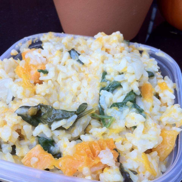 Roast Pumpkin and Feta Risotto