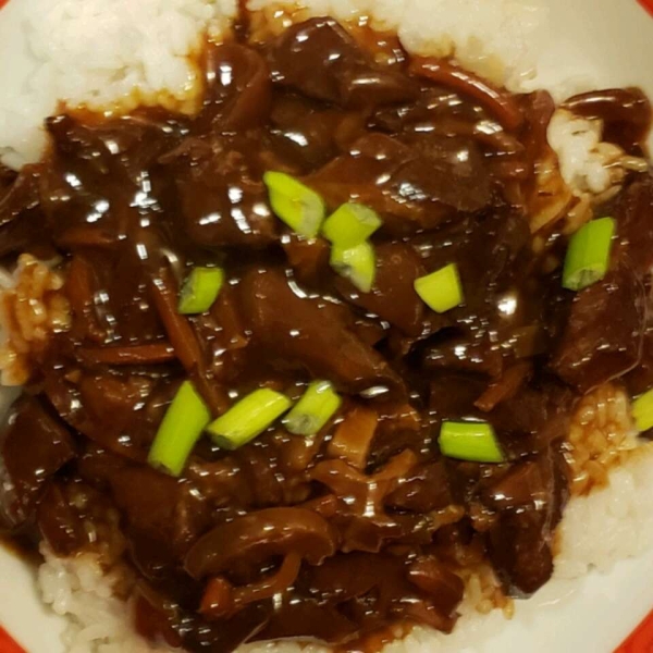 Mongolian Beef from the Slow Cooker